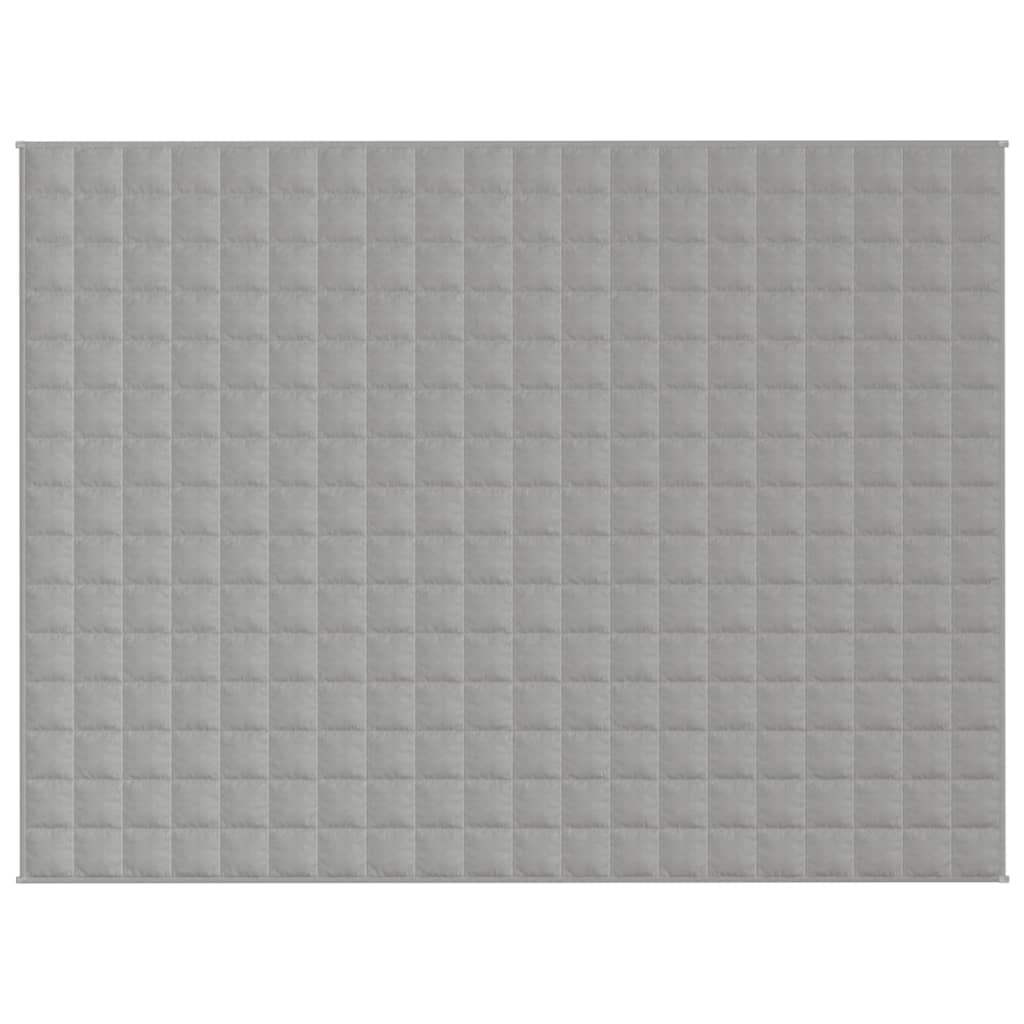 VidaXL Weakage blanket 152x203 cm 7 kg of fabric gray