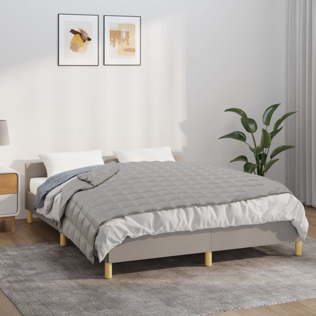 VidaXL Weakage blanket 152x203 cm 7 kg of fabric gray