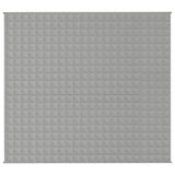 VidaXL Weakage blanket 200x220 cm 9 kg of fabric gray