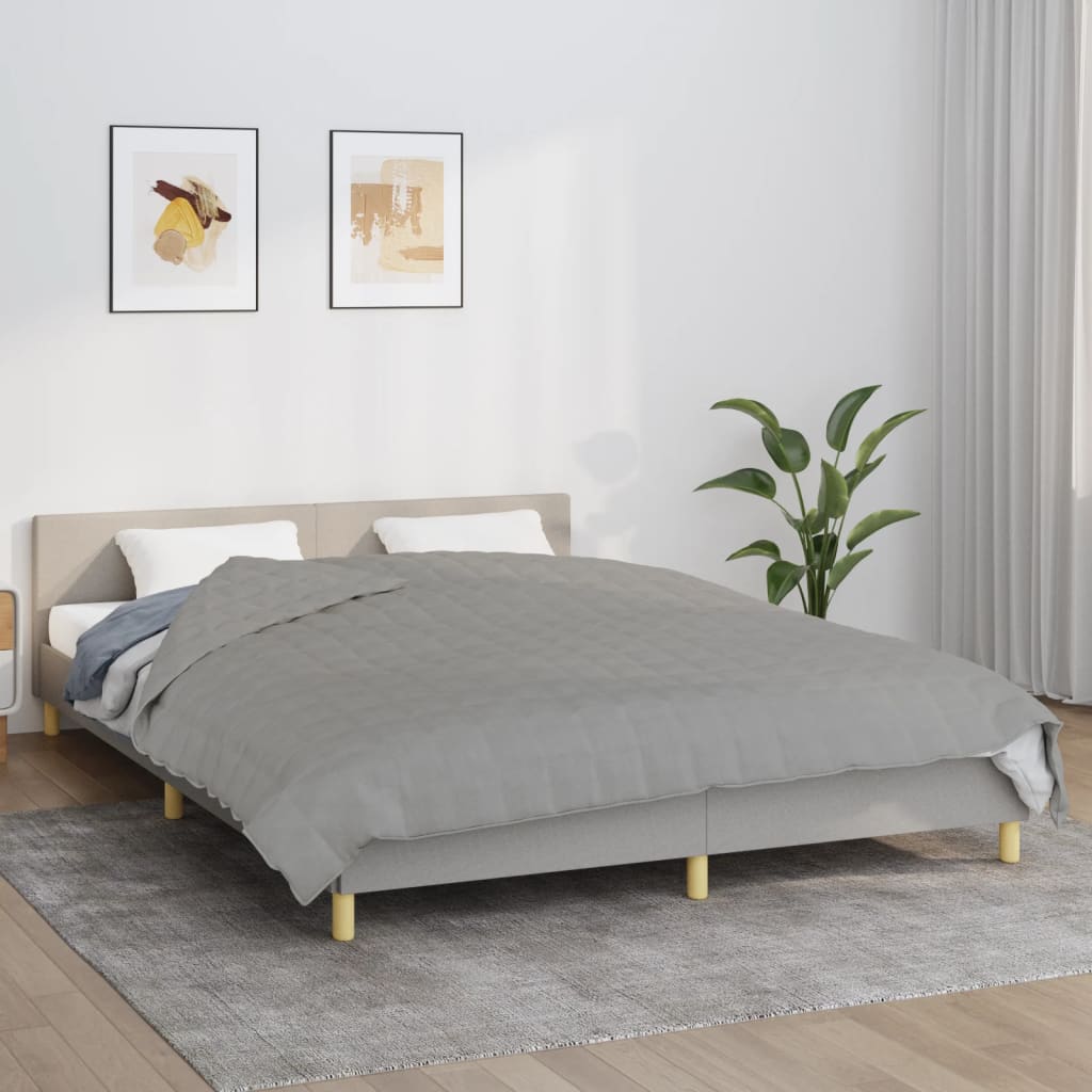 VidaXL Weakage blanket 200x230 cm 9 kg of fabric gray