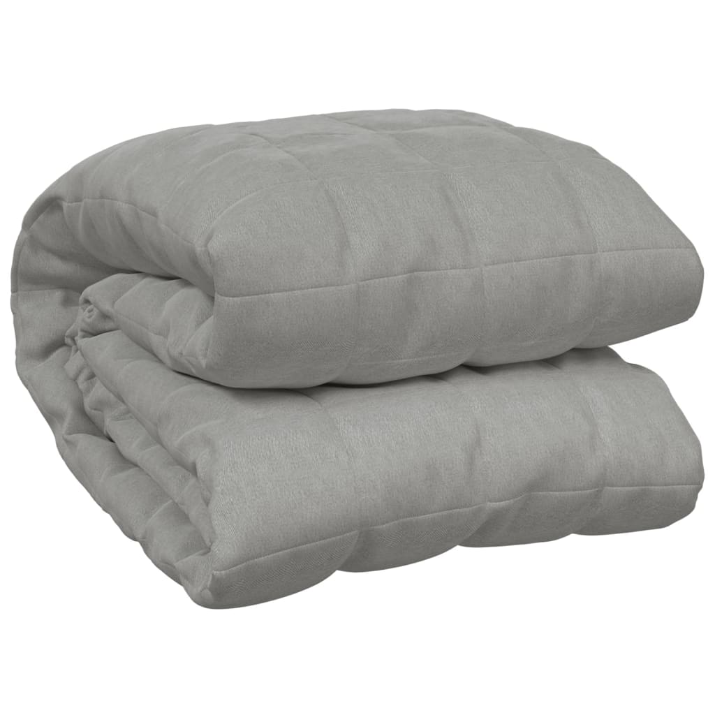 VidaXL Weakage blanket 220x230 cm 11 kg fabric gray