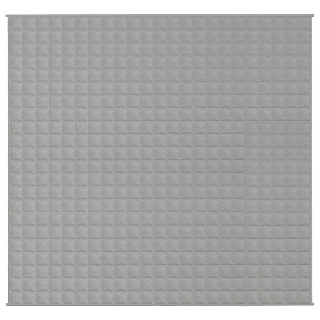 VidaXL Weakage blanket 220x240 cm 11 kg fabric gray
