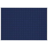 VidaXL Weakage blanket 137x200 cm 6 kg of fabric blue