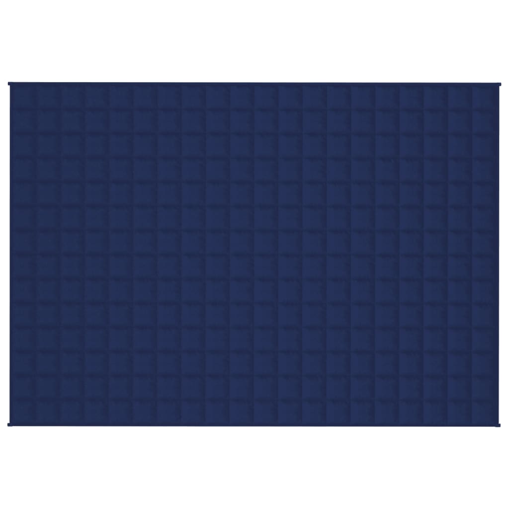 VidaXL Weakage blanket 140x200 cm 6 kg of fabric blue