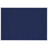 VidaXL Weakage blanket 140x200 cm 6 kg of fabric blue