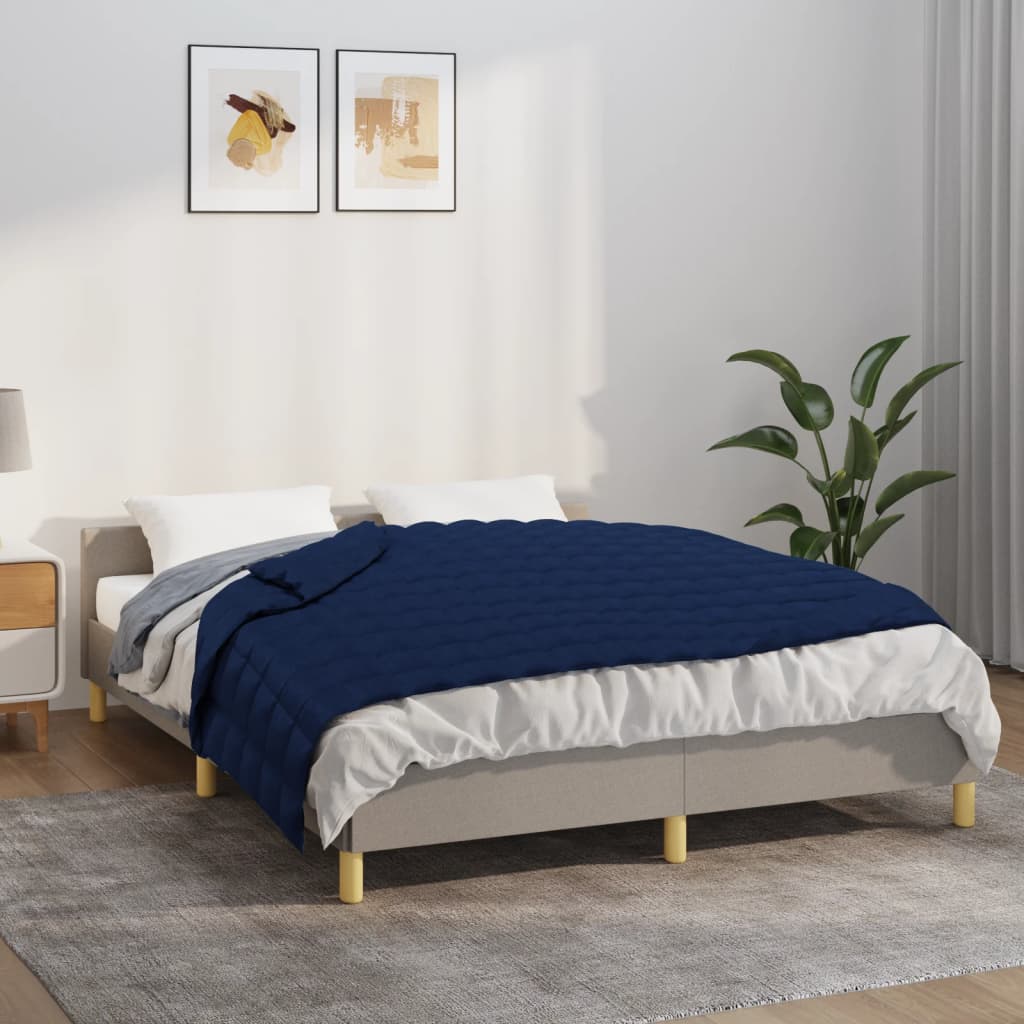 Vidaxl Weakage blanket 135x200 cm 10 kg of fabric blue