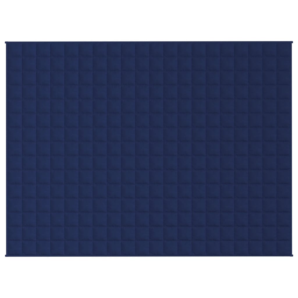 VidaXL Weakage blanket 152x203 cm 7 kg of fabric blue