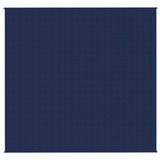 VidaXL Weakage blanket 220x240 cm 11 kg of fabric blue