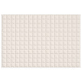 Vidaxl Weakage Blanket 122x183 cm 5 kg de crema ligera de tela -cocinera