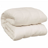 Vidaxl Weakage blanket 122x183 cm 9 kg fabric light cream -colored