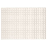 Vidaxl Weakage blanket 137x200 cm 10 kg fabric light cream -colored
