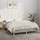 Vidaxl Weakage blanket 137x200 cm 10 kg fabric light cream -colored