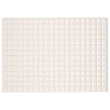 Vidaxl Weakage blanket 140x200 cm 10 kg fabric light cream -colored