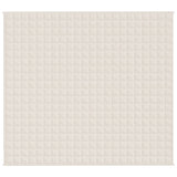 Vidaxl slabé přikrývky 200x220 cm 13 kg látkové lehké krémy -