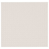 Vidaxl Weakage blanket 220x230 cm 11 kg fabric light cream -colored