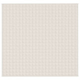 VidaXL Weakage blanket 220x240 cm 15 kg fabric light cream -colored