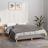 Vidaxl slabá přikrývka 122x183 cm 9 kg tkanina šedá