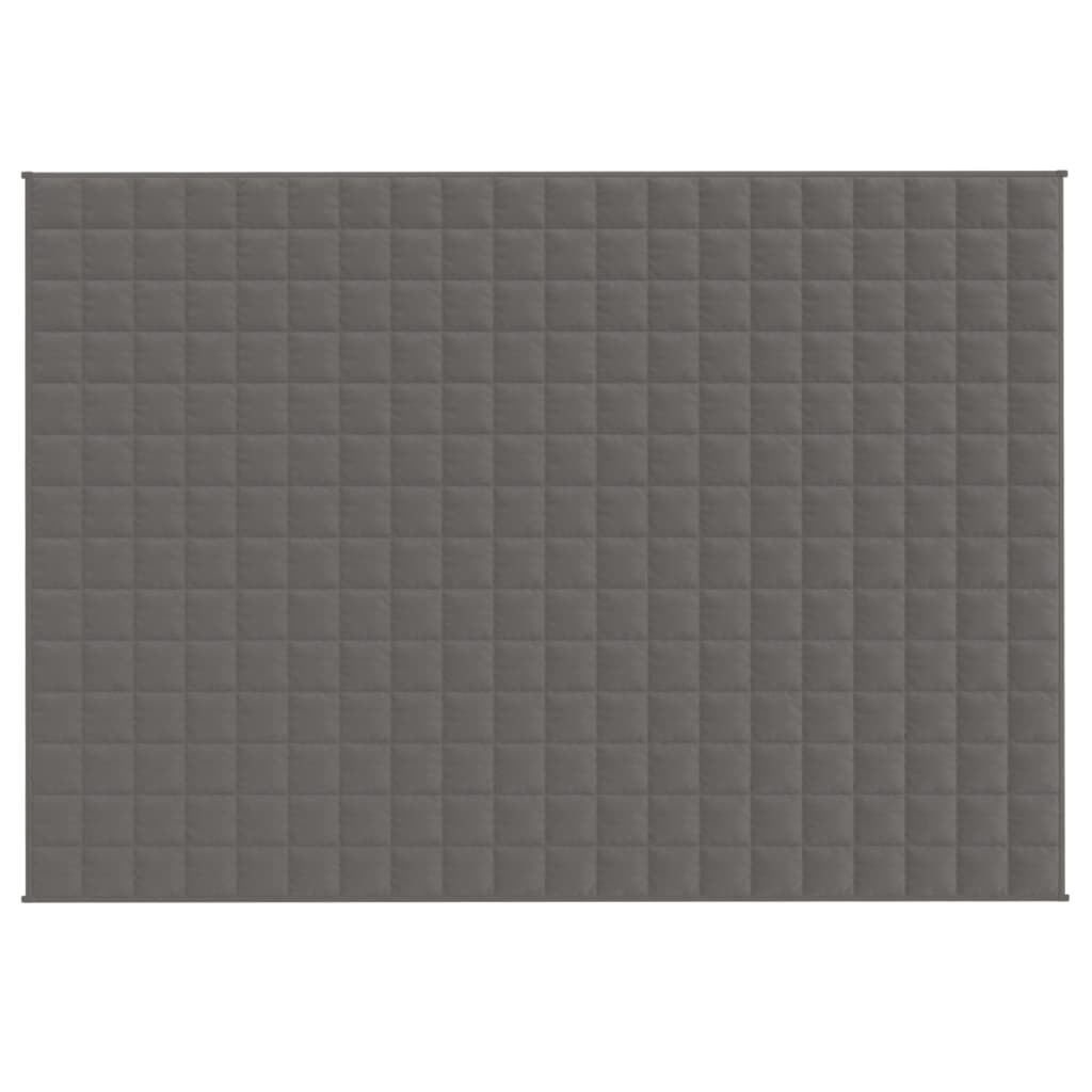 Vidaxl Weakage blanket 135x200 cm 6 kg of fabric gray