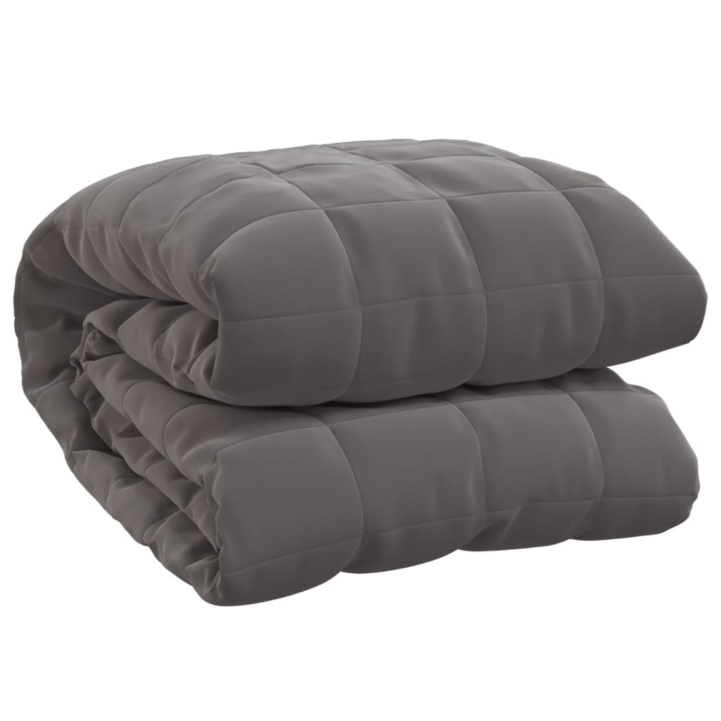 Vidaxl Weakage blanket 135x200 cm 10 kg of fabric gray