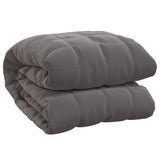 Vidaxl Weakage blanket 135x200 cm 10 kg of fabric gray