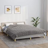 Vidaxl slabé přikrývky 200x220 cm 13 kg tkaniny šedé