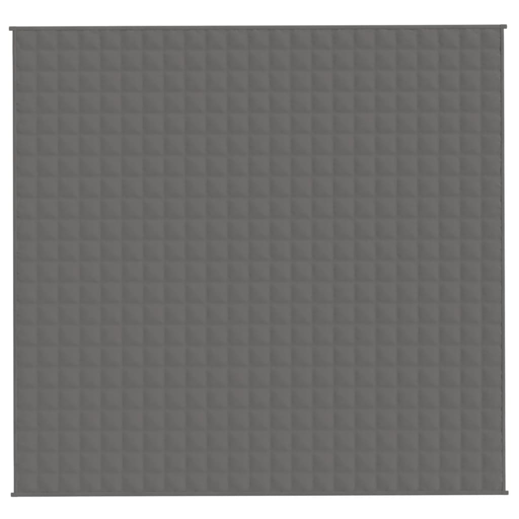 VidaXL Weakage blanket 220x230 cm 11 kg fabric gray