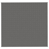VidaXL Weakage blanket 220x230 cm 11 kg fabric gray