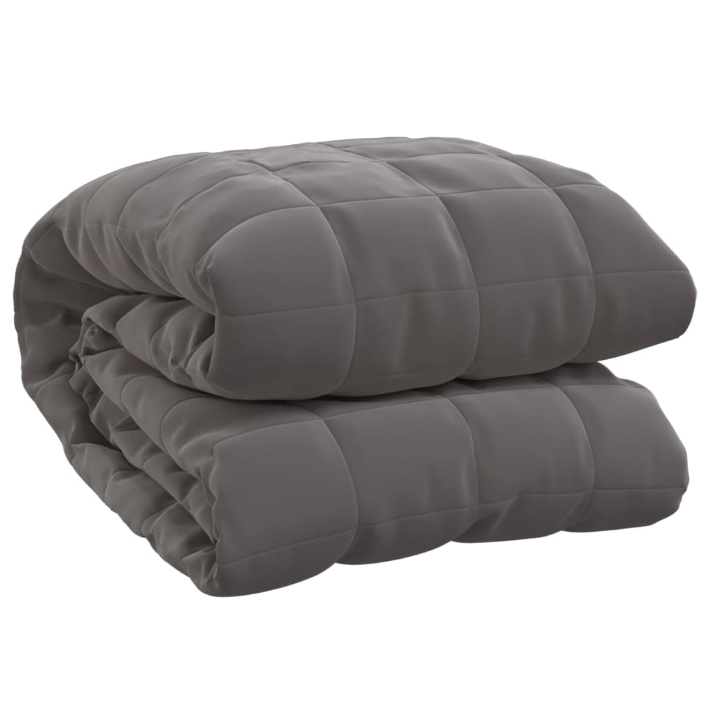 Vidaxl Weakage blanket 220x230 cm 15 kg of fabric gray
