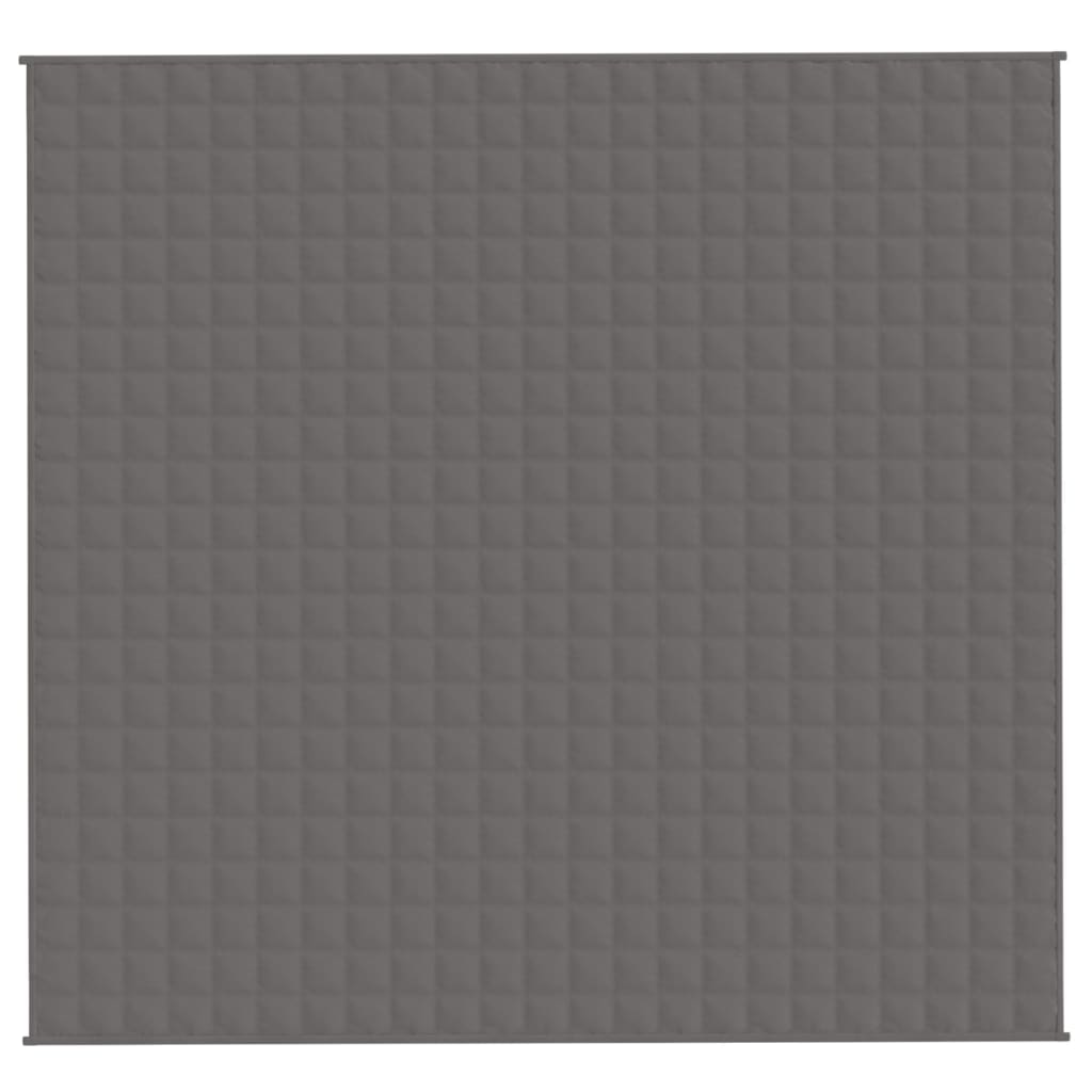 Vidaxl Weakage blanket 220x230 cm 15 kg of fabric gray