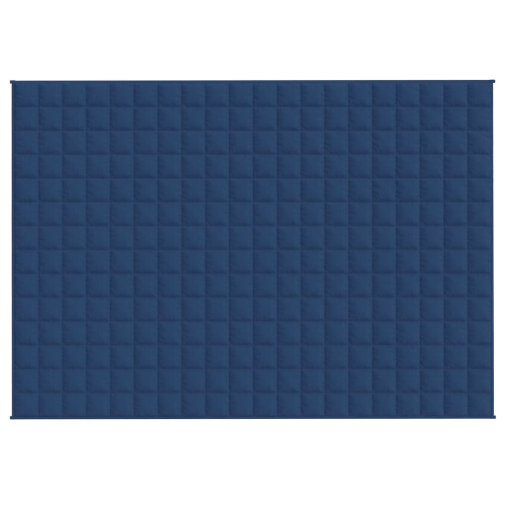 VidaXL Weakage blanket 140x200 cm 6 kg of fabric blue
