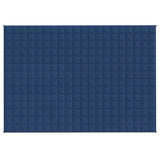 VidaXL Weakage blanket 140x200 cm 6 kg of fabric blue