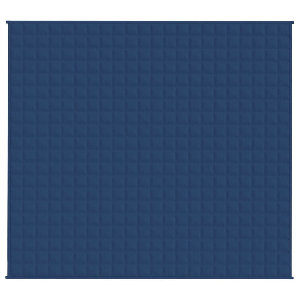 Vidaxl slabé přikrývky 200x230 cm 13 kg tkaniny modré