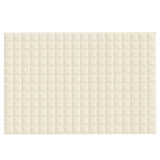 Vidaxl slabé přikrývky 122x183 cm 9 kg látkové lehké krémy -