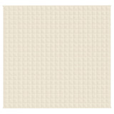 Vidaxl slabé přikrývky 220x230 cm 15 kg látkové lehké krémy -