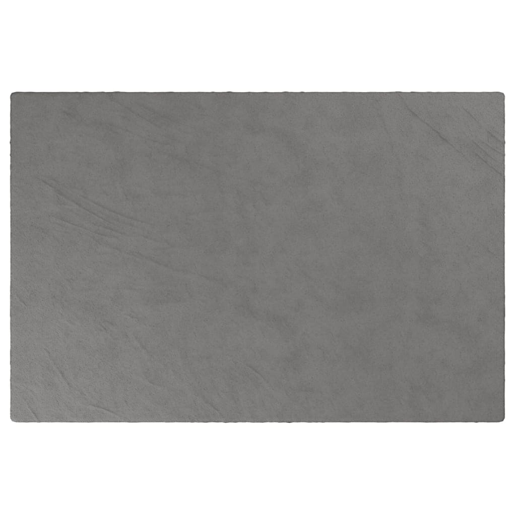 Vidaxl slabá přikrývka s krytem 122x183 cm 5 kg tkaniny šedé