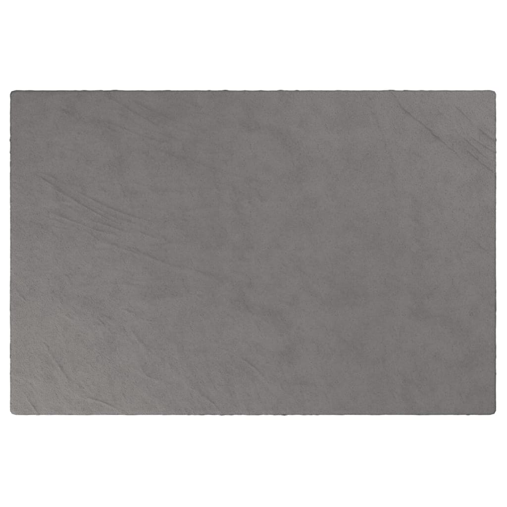 VIDAXL Coperta debole con copertina 122x183 cm 9 kg di colore della crema leggera in tessuto