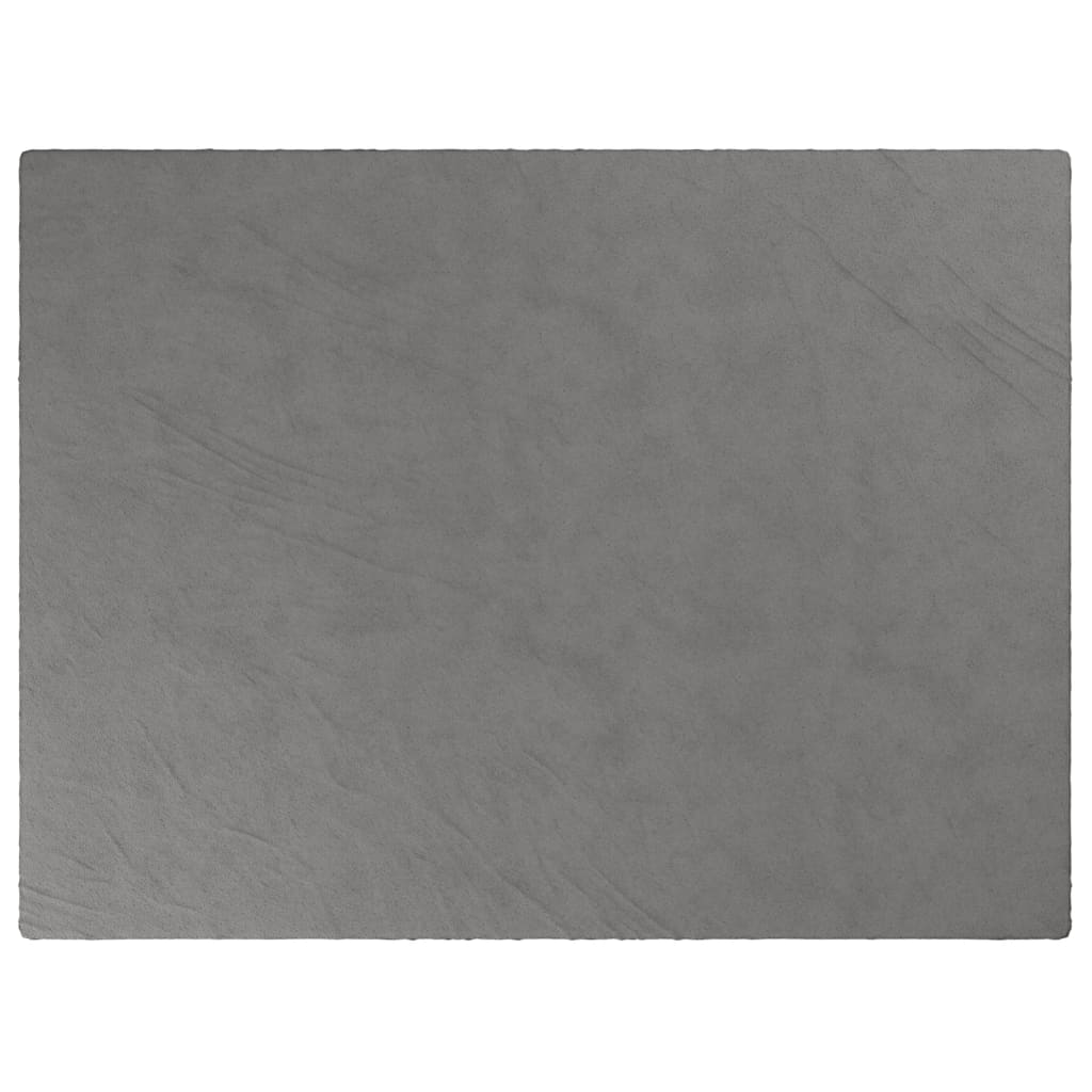 Vidaxl slabá přikrývka s krytem 152x203 cm 11 kg tkanina šedá