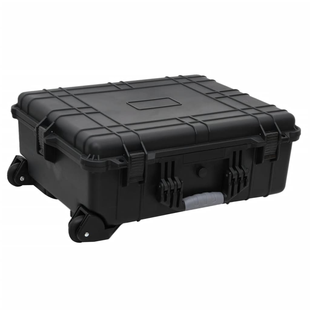 Vidaxl Flightcase on Wheels 63x50x23 cm pp nero