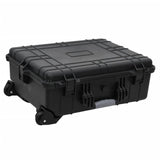 Vidaxl Flightcase on Wheels 63x50x23 cm pp nero