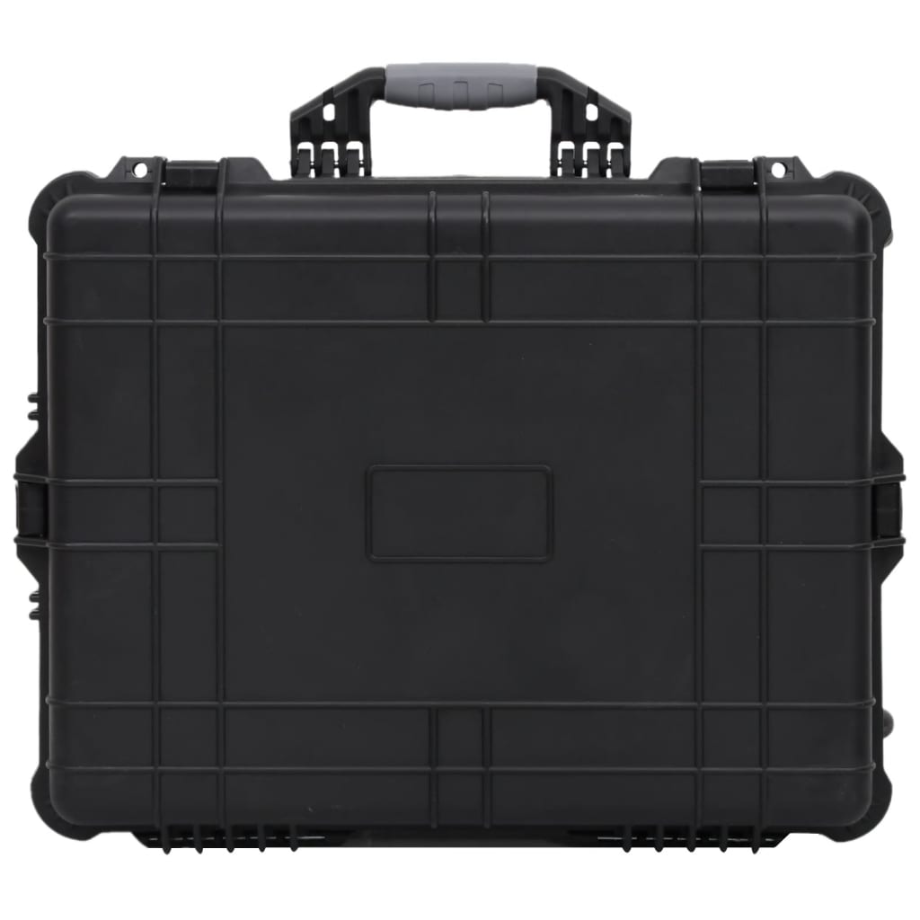 Vidaxl Flightcase on Wheels 63x50x23 cm pp nero