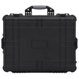 Vidaxl Flightcase on Wheels 63x50x23 cm pp nero