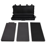 Vidaxl Flightcase na kolech 96x42x16 cm pp černá