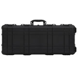 Vidaxl Flightcase na kolech 96x42x16 cm pp černá