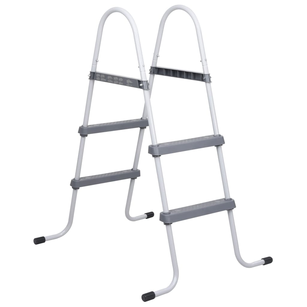 Vidaxl bazén žebřík 84 cm ocel šedá