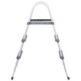 Vidaxl bazén žebřík 84 cm ocel šedá