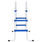 Vidaxl Swimming Pools Ladder 84 cm blu e bianco