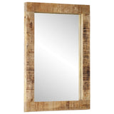 Vidaxl Mirror 70x50 cm Pevné mangové dřevo a sklo