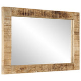 Vidaxl Mirror 70x50 cm Pevné mangové dřevo a sklo