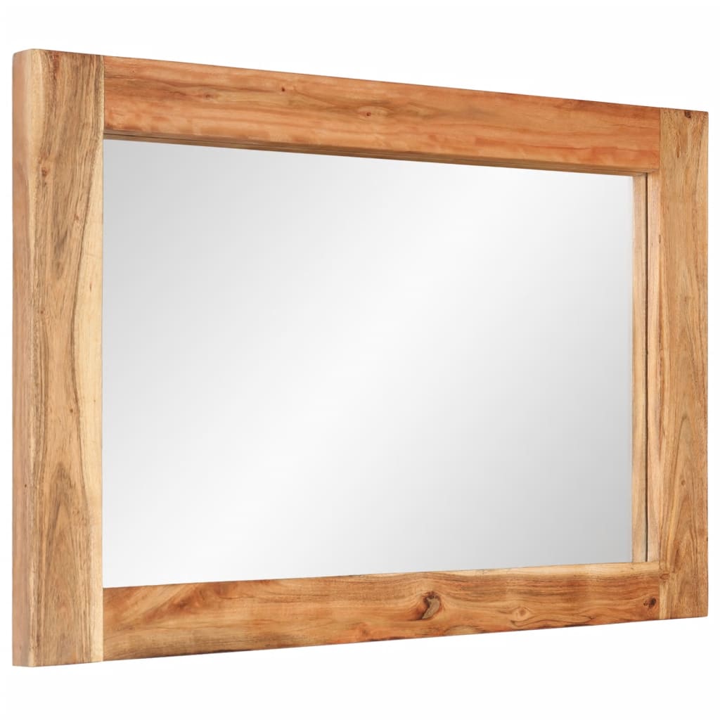 Vidaxl Mirror 70x50 cm pevné dřevo a sklo akátu