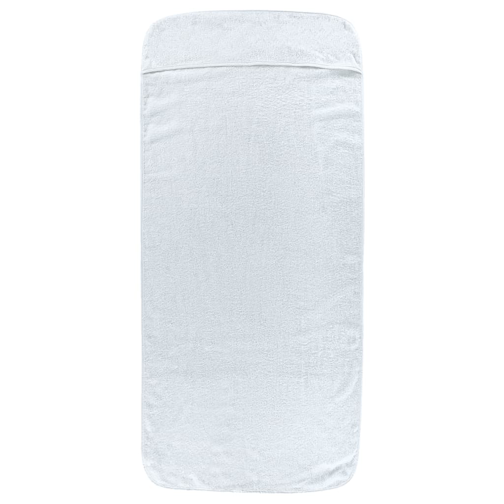 Vidaxl Strand towels 2 pcs 400 g m² 60x135 cm fabric white